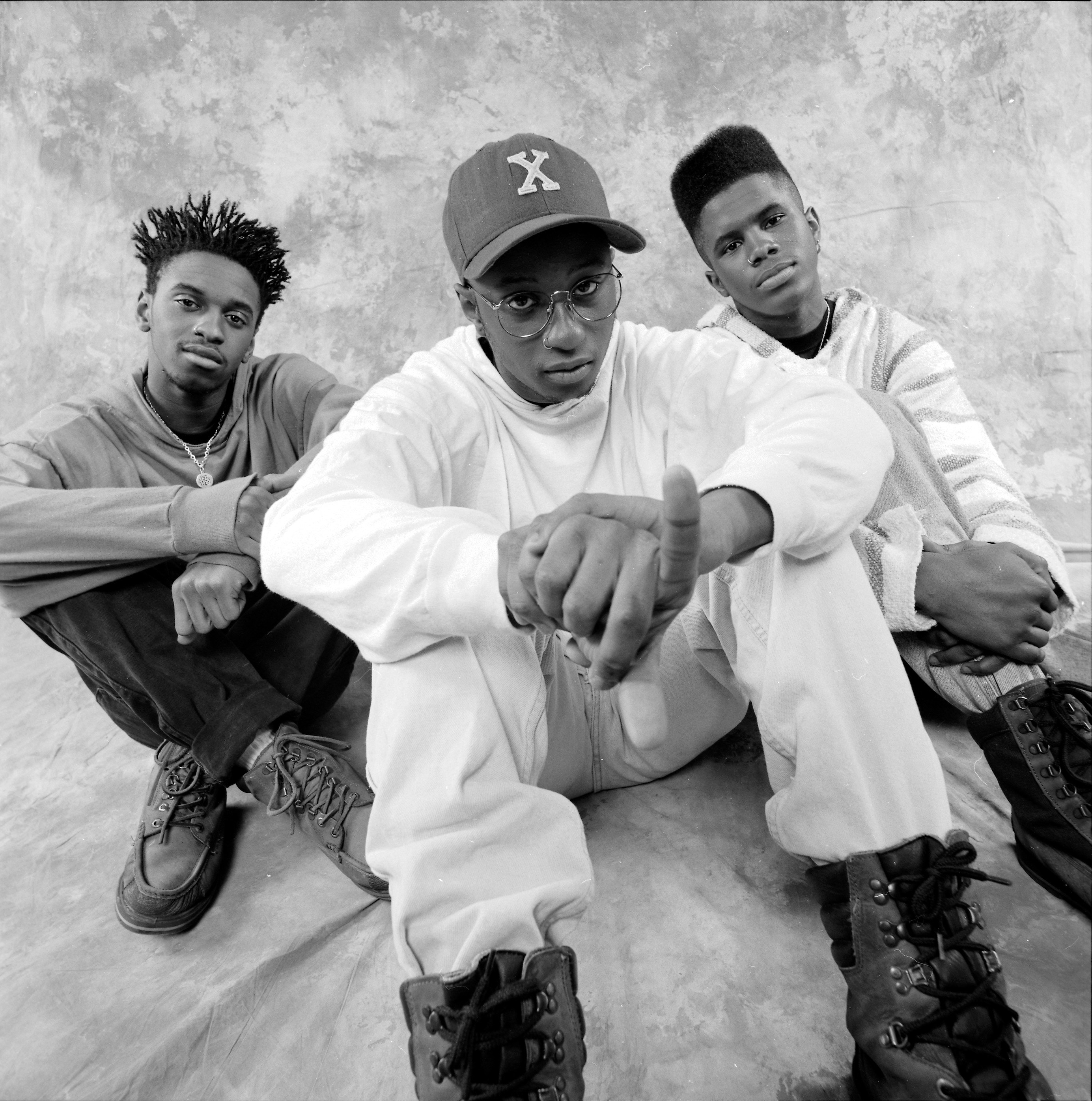 KMD for their 1991 release Mr. Hood. Photo by Arthur Cohen.